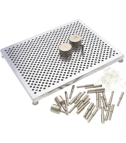 Beadalon Thing-A-Ma-Jig Wire Wrapping Tool - 4.5" X 5.5" Aluminum Plate With Pegs & Patterns