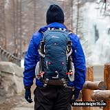 MOUNTAINTOP 40L Hiking Backpack Water Resistant Daypack 55x33x20cm view 8