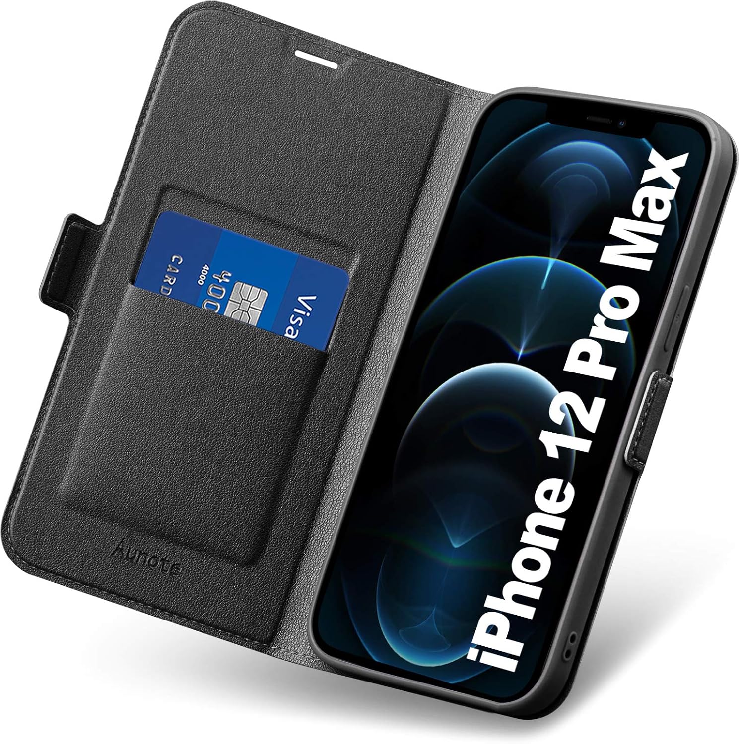 Amazon Com Aunote Case For Iphone 12 Pro Max Iphone 12 Pro Max Phone Case Slim Flip Folio Cover Wallet Style Made Of Pu Leather Shell Lightweight Feels Good And Tpu Inner