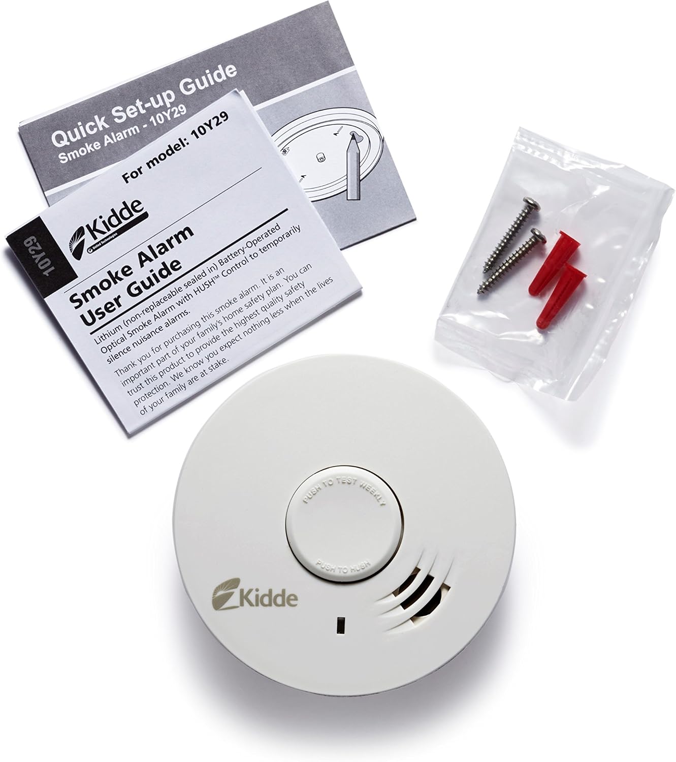 Kidde 10Y29 10 Year Longlife Battery Optical Smoke Alarm for Home - Ten Year Sealed Lithium Battery and Sensor Life - 10 Year Warranty - Image 4