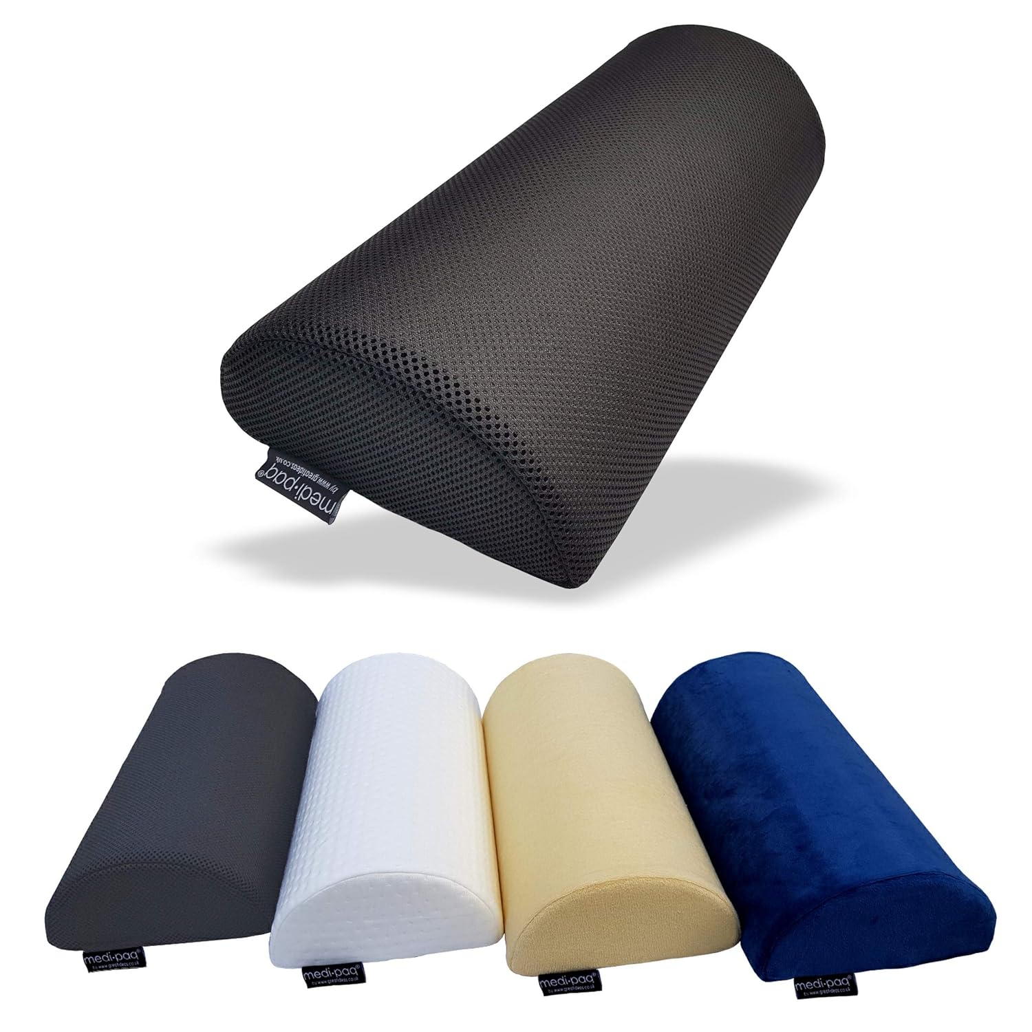 Medipaq The Original Half Moon' Memory Foam Cushion Pillow Soft Yet