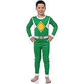 INTIMO Mighty Morphin Power Rangers Boys' Classic Character Costume Sleep Pajama Set