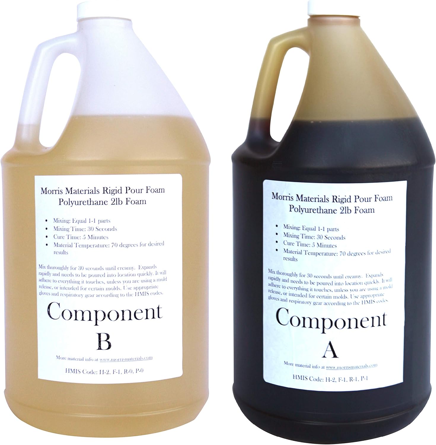 Liquid Urethane Rigid Pour Foam 2 Lb Density Gallon Kits 2 Gallons