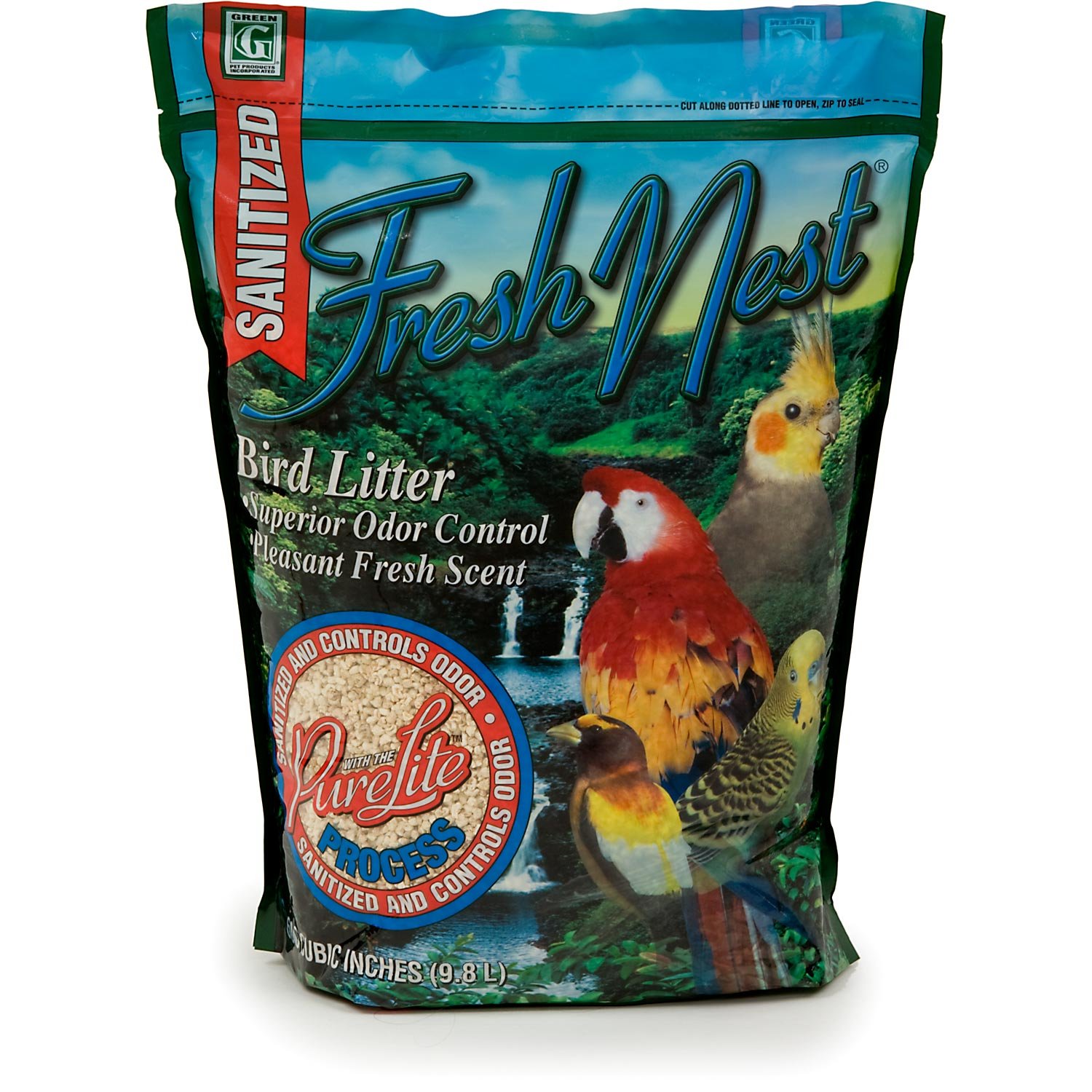 Birds Fresh Nest with The PureLite Process Bird Litter Cages & Accessories