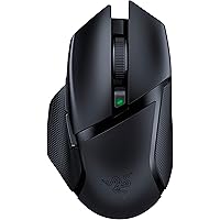 Razer Basilisk X HyperSpeed Wireless Gaming Mouse: Bluetooth & Wireless Compatible - 16K DPI Optical Sensor - 6 Programmable Buttons - 450 Hr Battery - Classic Black