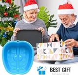MitButy Large Foot Bath Spa Bowl - Sturdy Plastic Foot Soak Basin for Pedicure view 7