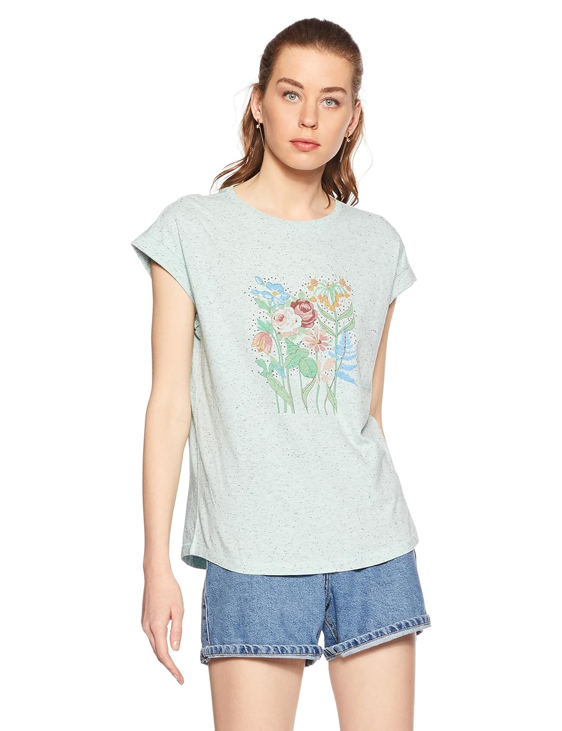 symbol amazon brand women's loose fit t-shirt