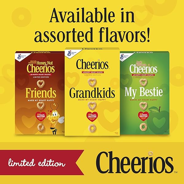 CHEERIOS, HEART HEALTHY GLUTEN FREE BREAKFAST CEREAL, GIANT SIZE, 20 OZ