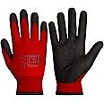 Superior Glove Winter Work Gloves - Fleece-Lined with Black Tight Grip Palms (Cold Temperatures) Freezer Gloves - SNTAPVC