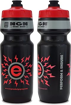 black cycling bottle