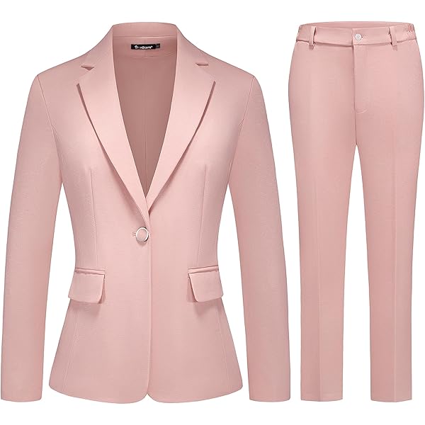 PAZRSASX Men's Tan Suit Jacket and Pants Set, Single