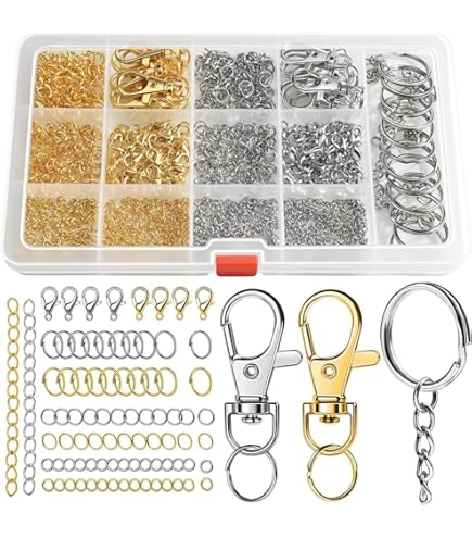 Nbeads Kits De Fabrication De Porte Clés, Kit De Breloques De Sac