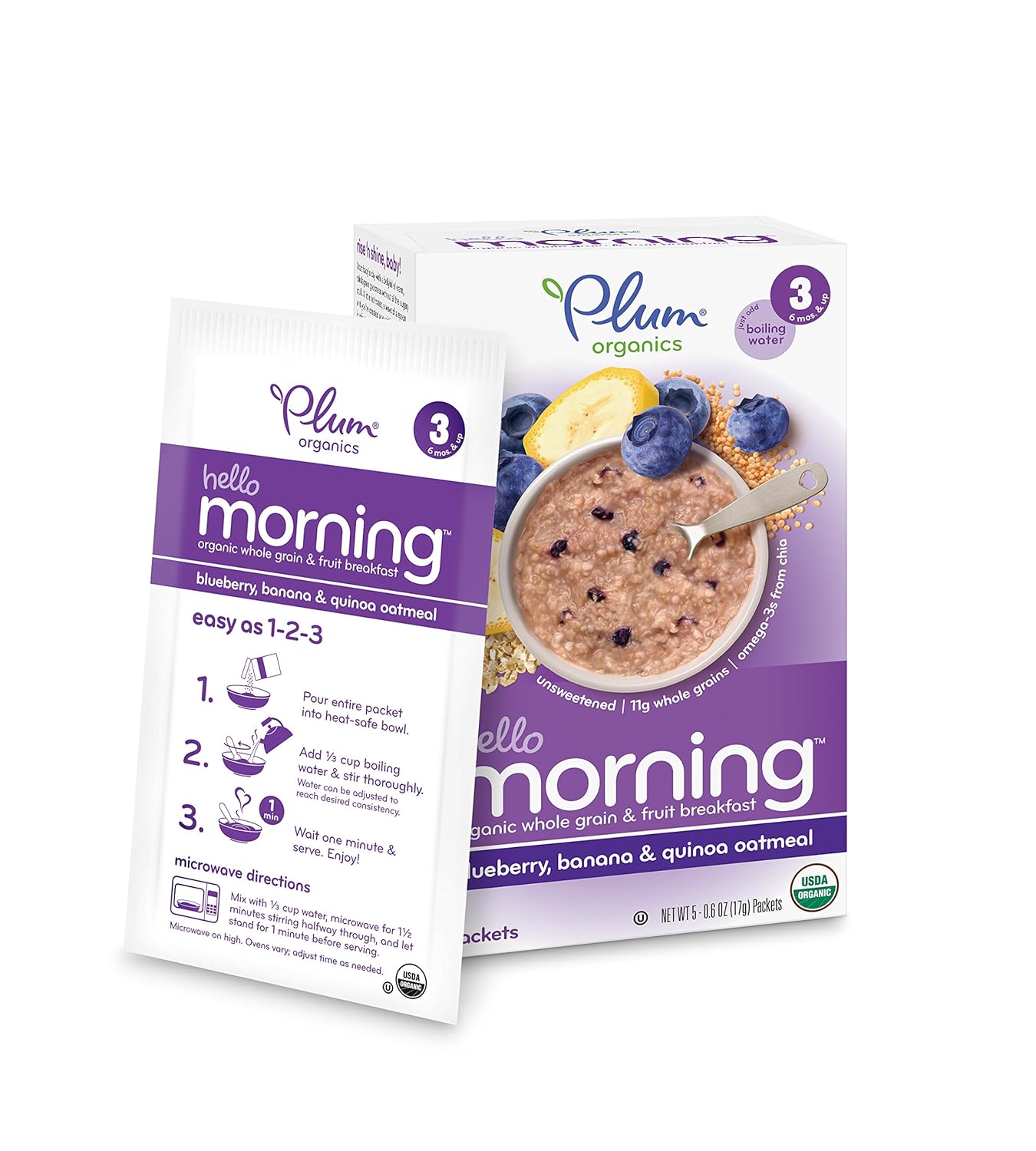 plum organics oatmeal