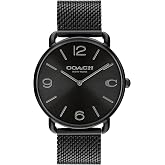 Coach Elliot Men's Watch| Contemporary Elegance with Signature Detailing | Fashion Timepiece for Everyday Wear