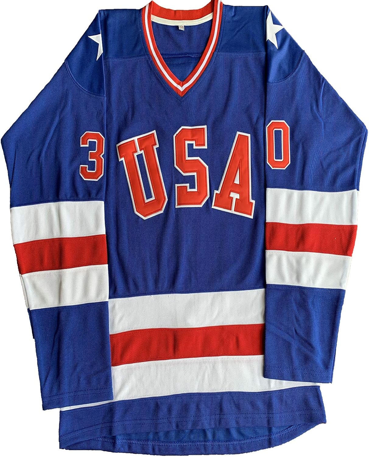 1980 Olympic Team USA Hockey 17 Jack O'Callahan 21 Mike Eruzione 30 Jim Craig Miracle On Ice USA Hockey Jersey: Clothing