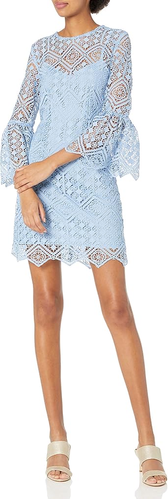 women's lace shift dress