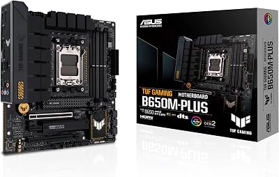 ASUS TUF GAMING B650M-PLUS AM5 Micro-ATX DDR5 PCIe 5.0 M.2 USB4 Motherboard