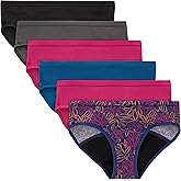 Hanes girls Period Underwear Boxer Briefs, Comfort Period Boxer Brief Panties for Girls, Moderate Protection
