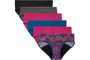 Hanes girls Period Underwear Boxer Briefs, Comfort Period Boxer Brief Panties for Girls, Moderate Protection