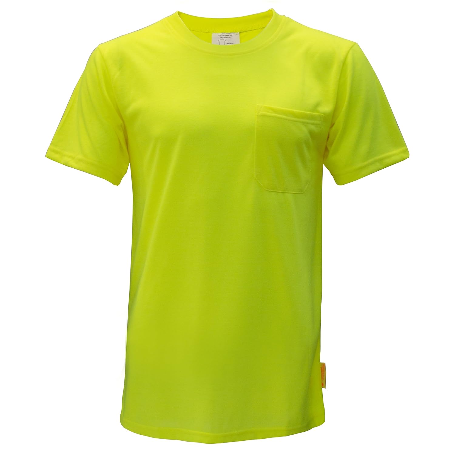 Extra Large, Neon Orange NY HiViz Workwear S3111 Short Sleeve High