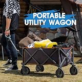 Portal Festival Camping Trolley Cart Folding Beach Wagon 100KG Capacity view 2