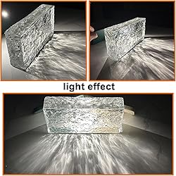 Yutianli Transparent Glass Blocks Wall Decor 8 Pack