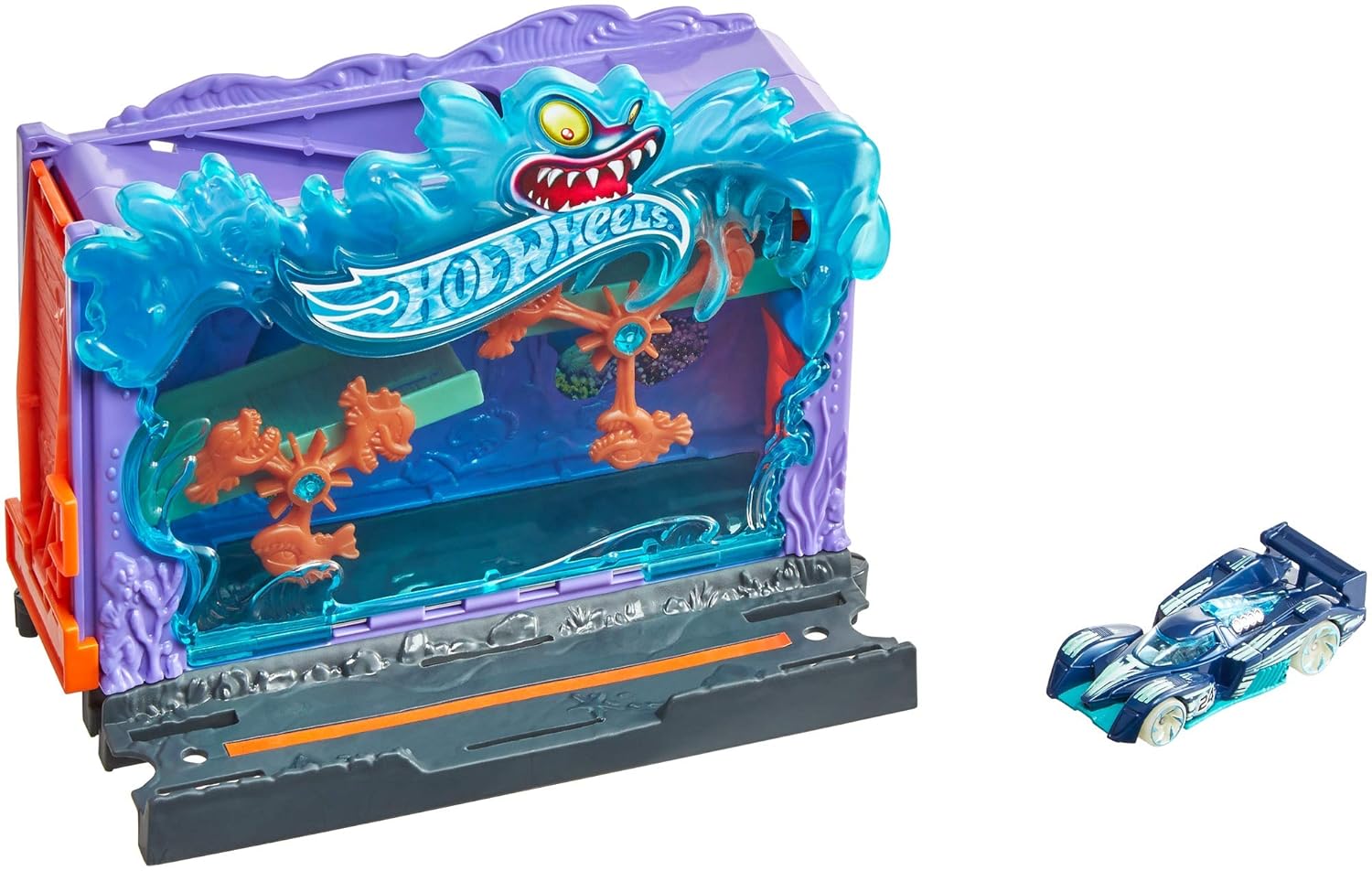 hot wheels city downtown aquarium bash playset