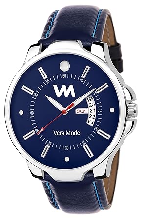 Mens Blue Dial Quartz Analogue Watch