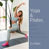 All Things Accessory Non-Slip Yoga & Pilates Socks 3 Pairs UK 4-8 view 6