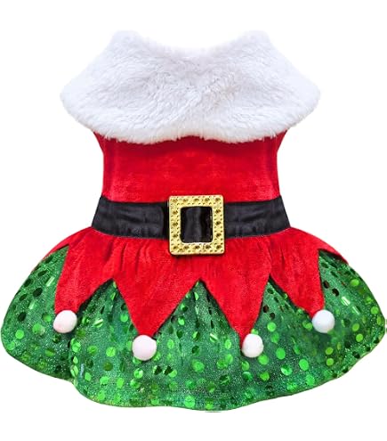 Holiday Dog Harness Dress