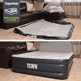 YAWN AIR Deluxe Self-Inflating Airbed with Fitted Sheet - Single Size UK view 4