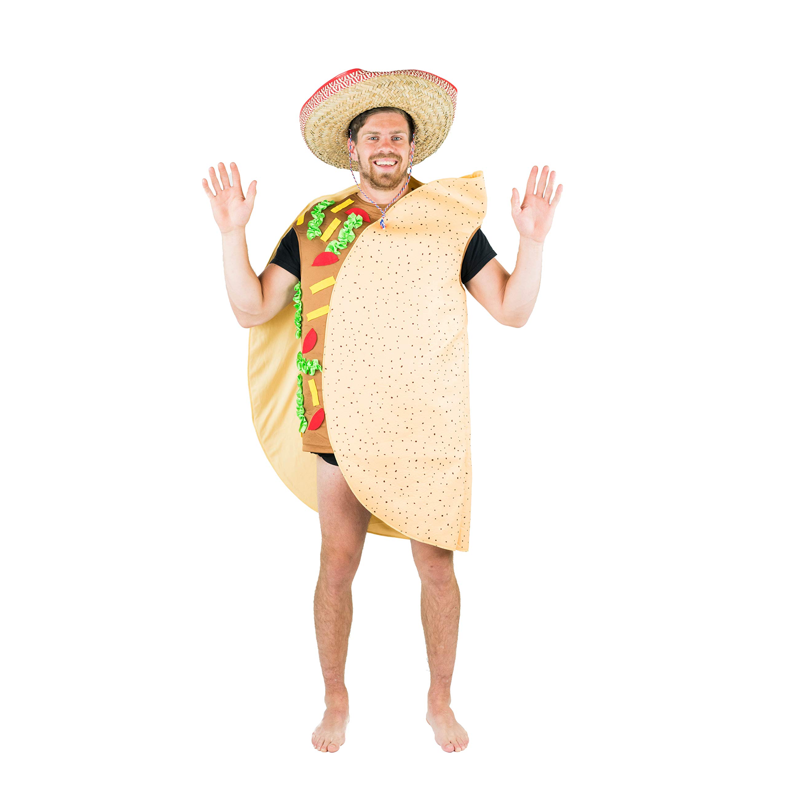 Bodysocks® Taco Fancy Dress Costume (Adult)