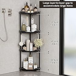 Orimade Rustproof 4 Tier Floor Standing Corner