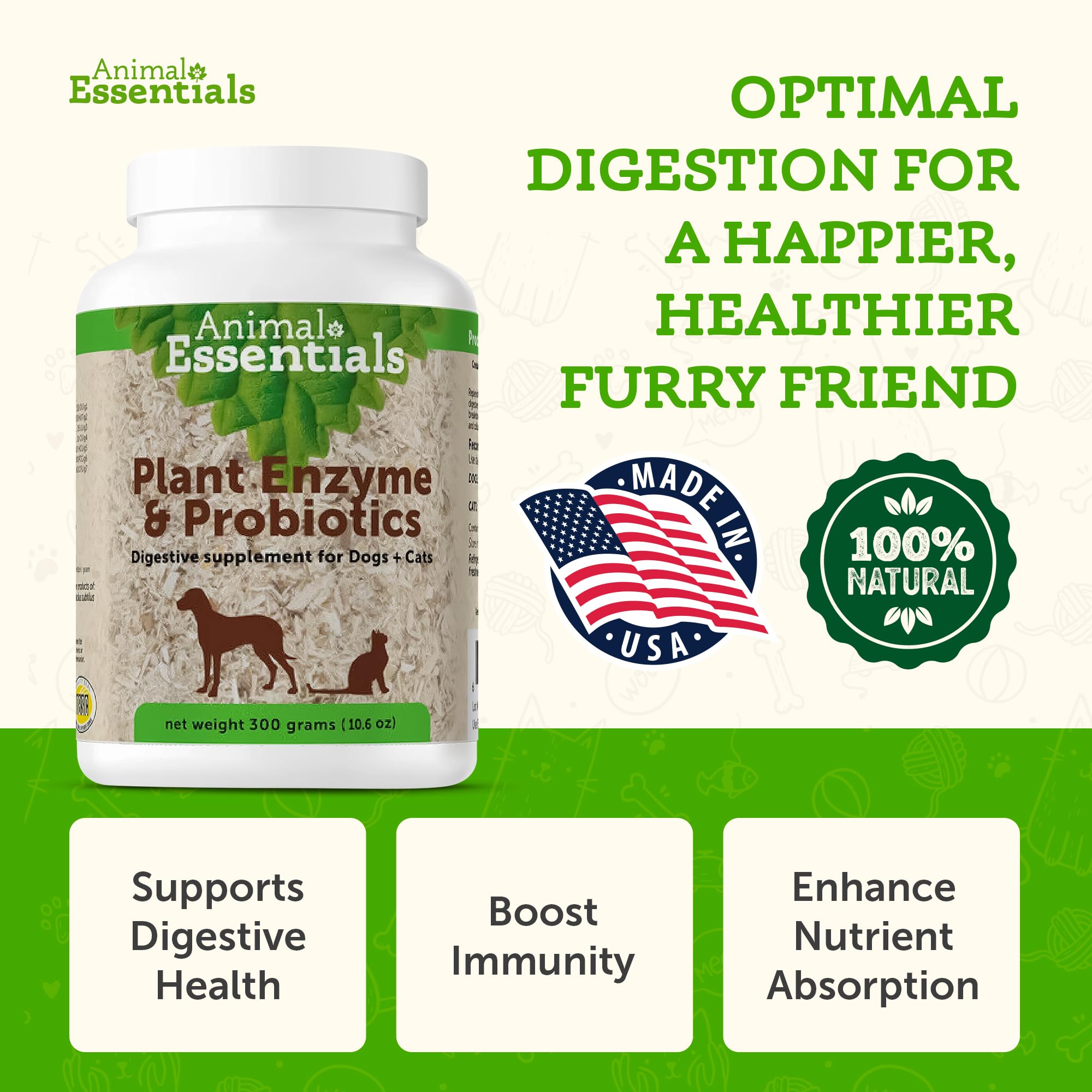 Photo inspiration: Mua Animal Essentials Plant Enzyme Probiotics Photo Inspiration