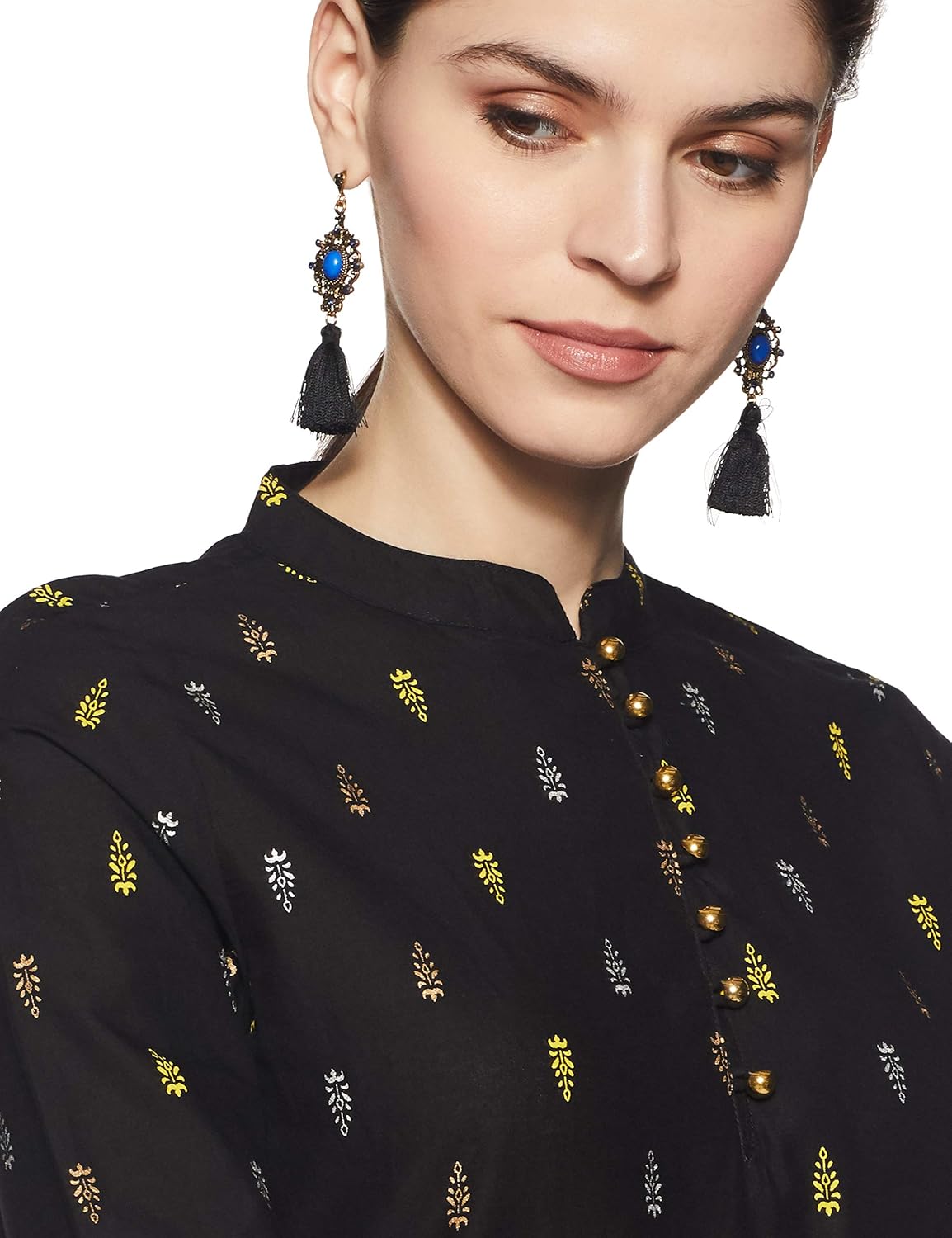 amazon brand - myx women's straight kurta