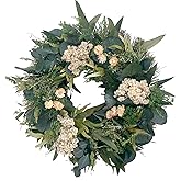 ANDALUCA 20" Natural Botanical Floral Wreath (Floral Fields)