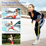 FitBeast Resistance Bands Set 5 Levels 170 lbs with Door Anchor view 4