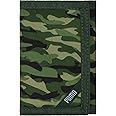 PUMA Kids' Rise Trifold Wallet, Green Camo, One Size