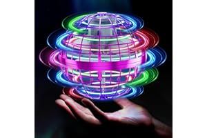 Tikduck Flying Orb Ball 2025 Toys Soaring Hover Boomerang Galactic Fidget Cool Magic Hand Controlled Mini Drone Cosmic Globe Spinner Safe for 6 7 8 9 10+ Year Old Kids Outdoor Toys (Illusory Purple)