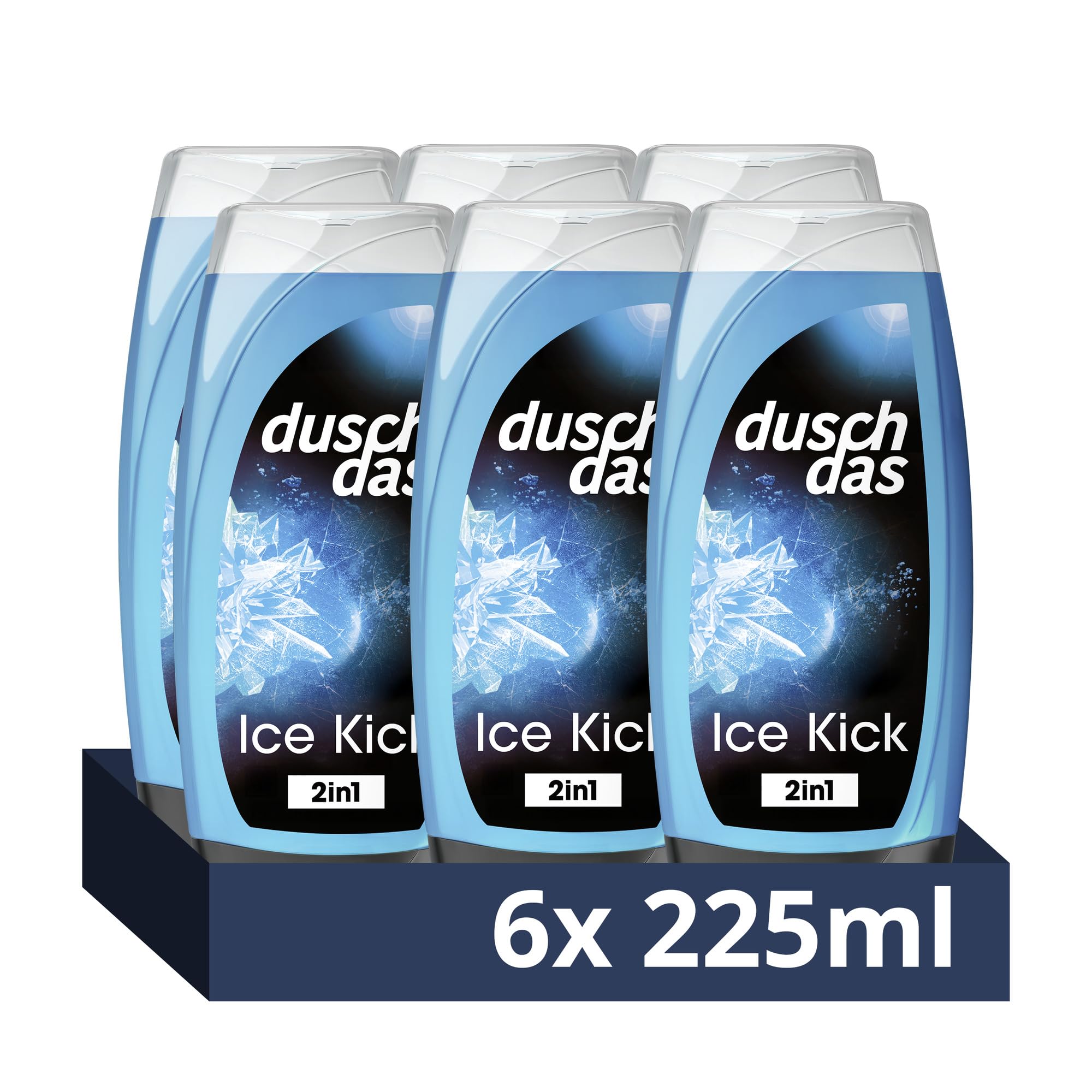Duschdas 2-in-1 Duschgel & Shampoo 6x 225 ml