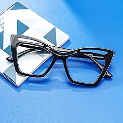 Zeelool Trendy Acetate Oversized Cat Eye Glasses