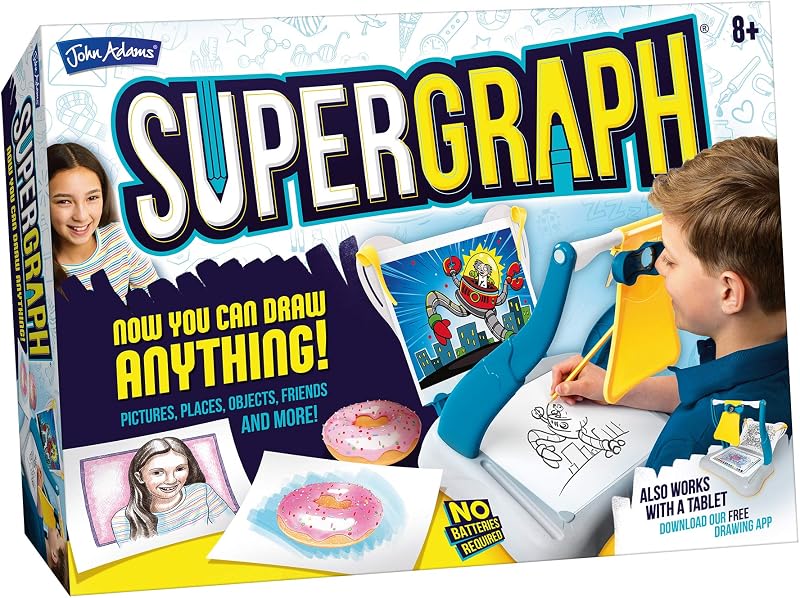 John Adams SuperGraph Drawing Station Portable Optical Tracing Kit