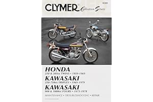 Vintage Japanese Street Bikes: Honda, 250 & 305cc Twins, 1959-1969, Kawasaki, 250-750cc Triples, 1969-1979, Kawasaki, 900 & 1000cc Fours, 1973-1978 (Clymer Collection Series/M305)