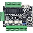 Seeku DIY PLC FX3U-24MR programmable Industrial Control Board with Analog 6AD 2DA 10 Relay outputs with RS232 & RS485