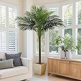 FLOWORLD Palm Tree Artificial Tropical Plant 6FT Tall Faux Plants Indoor Fake Floor Plants Decorative Palm Tree House Large Office Plant Artificial Palm Trees for Home Decor…