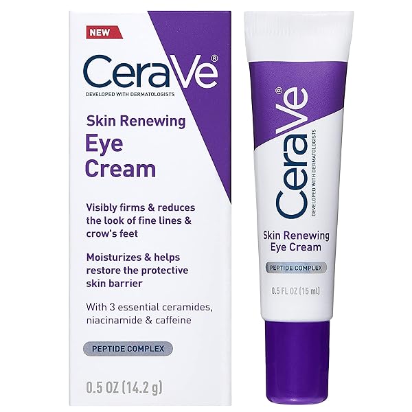 CERAVE SKIN RENEWING EYE CREAM FOR WRINKLES, UNDER...