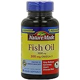 Nature Made Fish Oil,1000 mg, 300 mg OMEGA-3, 90-Count