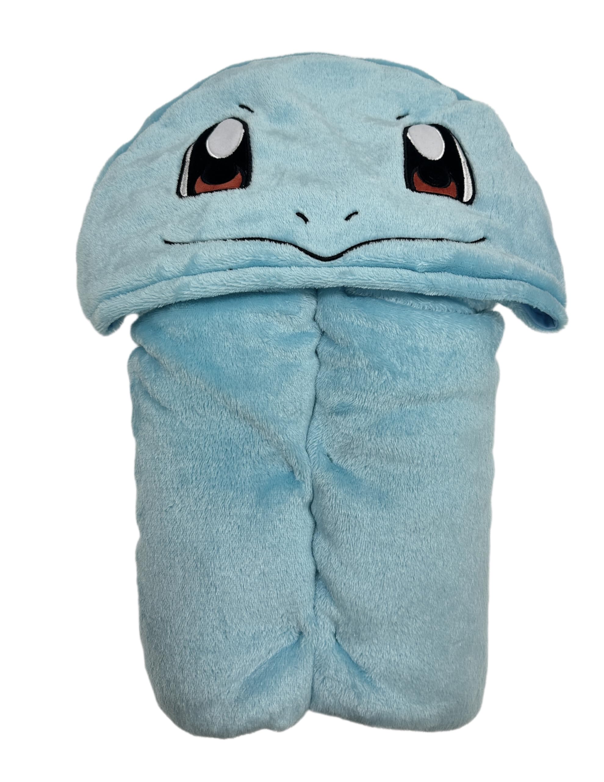 Homadict – Pokémon Hooded Blanket – Squid – 120 x 150 cm – Soft & Comfortable – Officially Licensed, Yellow