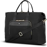 Samsonite Mobile Solution 2 Duffle Bag - Travel &amp; Work Carry-On with Padded Laptop Sleeve, Front Organizer Pocket, Removable Crossbody Strap, StackIt&trade; Strap, Business &amp; Leisure Travel Bag - Black