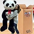 Big Plush Giant Panda Bear Stuffed Animal - Huge 5-Foot Extra-Soft Jumbo Plush Panda Teddybear